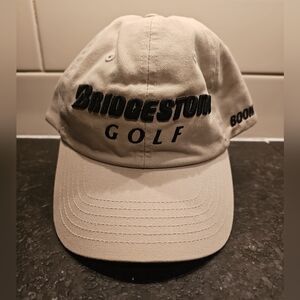 Bridgestone Golf Tan Golf hat